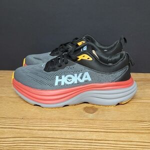 Hoka Bondi 8 athletic running shoes men's 7 women's 8.5 wide